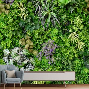 Papel de Parede Jardim Vertical Natureza Verde Sala Painel - 311pcp Menor preço em Papel de Parede Jardim Vertical Natureza Verde Sala Painel - 311pcp