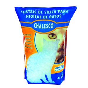 Areia para Gato Chalesco Sílica - 1,8kg