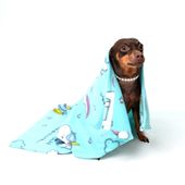 Cobertor Soft para Cães e Gatos Emporium Distripet Azul