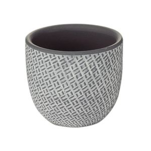 Cachepot Cerâmica Color Bricks Cinza 7X7X6cm Menor preço em Cachepot Cerâmica Color Bricks Cinza 7X7X6cm