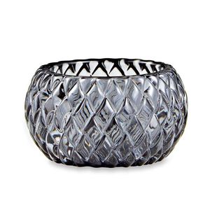 12312-Porta-Velas Fume Em Vidro Menor preço em 12312-Porta-Velas Fume Em Vidro