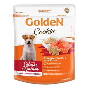 Cookie Golden Cães Adultos Porte Pequeno Salmão e Quinoa - 350 g