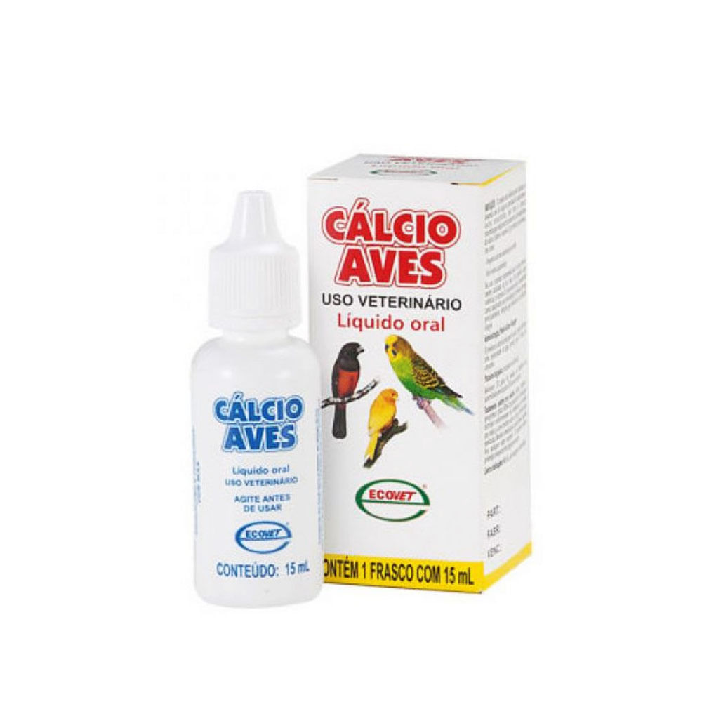 Cálcio Líquido Oral para Aves Ecovet