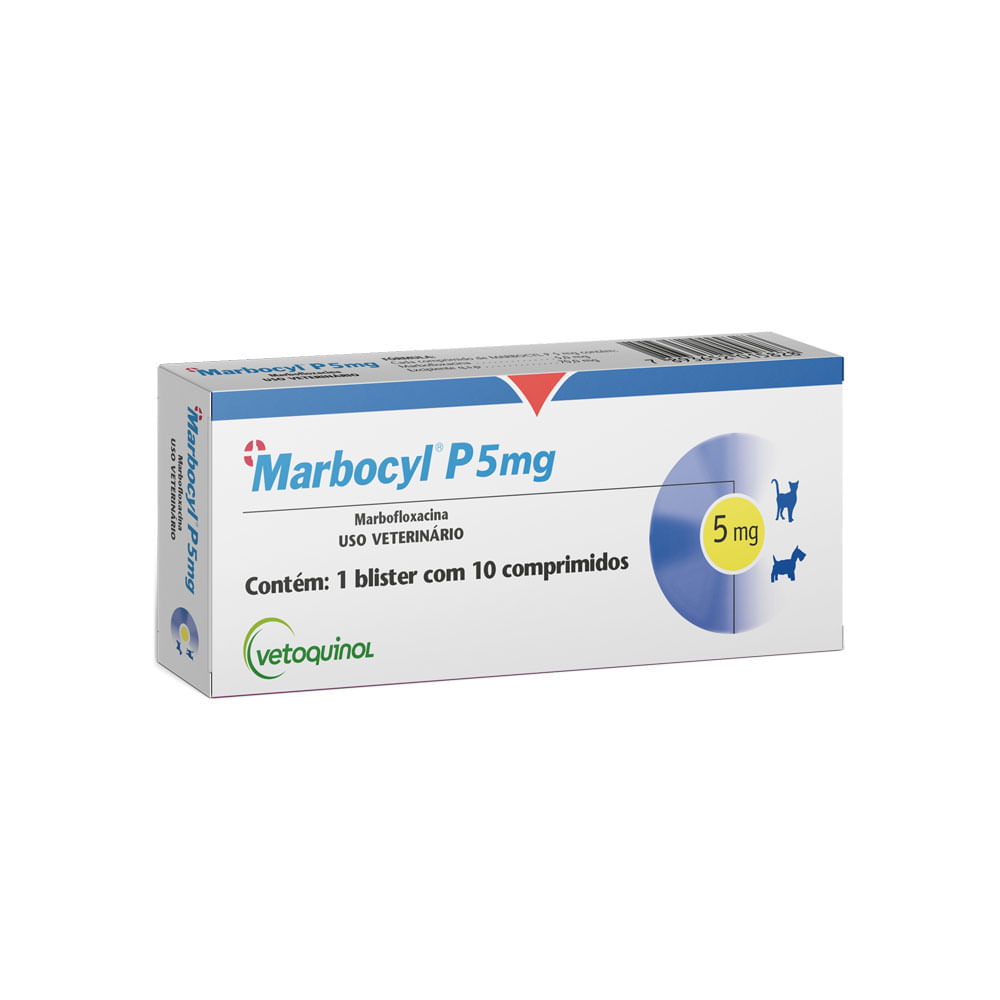 Antibiótico Marbocyl P 5mg