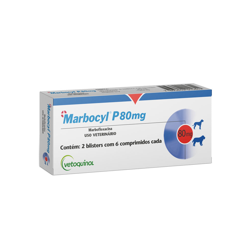 Antibiótico Marbocyl P 80mg