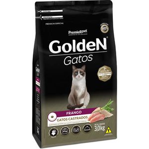 Ração Seca Premium Especial para Gatos Adultos Castrados Golden Menor preço em Ração Seca Premium Especial para Gatos Adultos Castrados Golden
