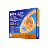 NexGard Spectra Antipulgas e Vermífugo Cães 2kg a 3,5kg