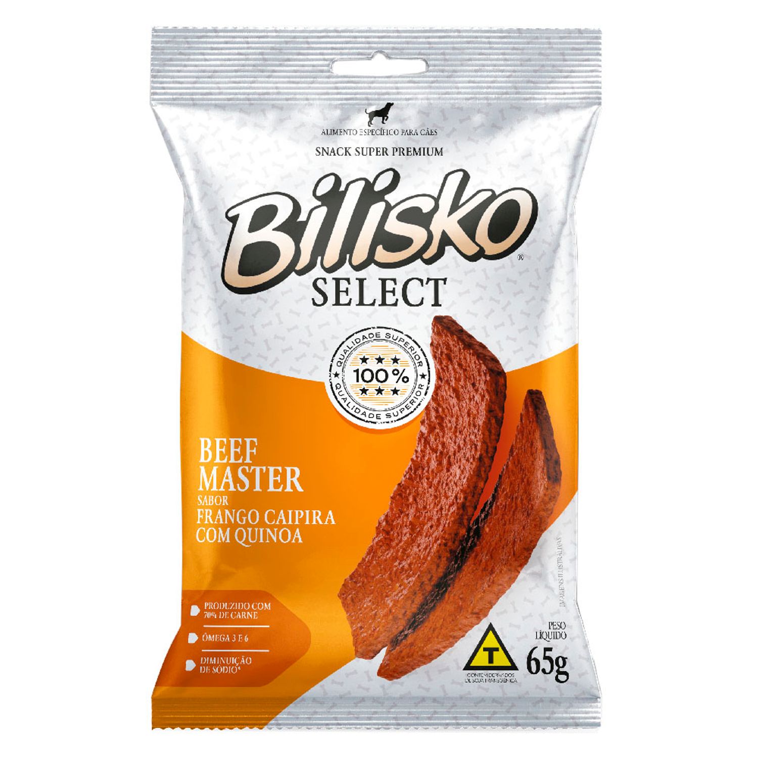 Petisco Bilisko Bifinho para Cães Frango 65g