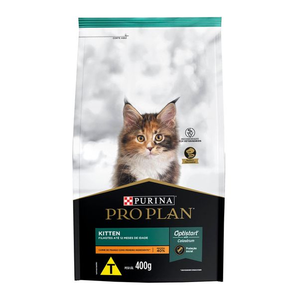Ração Pro Plan Gatos Filhotes Frango e Arroz 400g