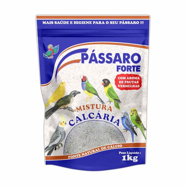 Mistura Calcária Pássaro Forte 1 kg