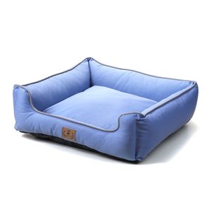 Cama Índigo Blue Detalhe Cinza Bichinho Chic - G