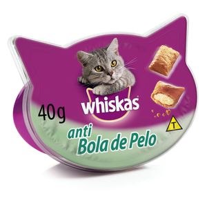 Petisco Whiskas Temptations Anti Bola de Pelo Gatos Adultos - 40 g