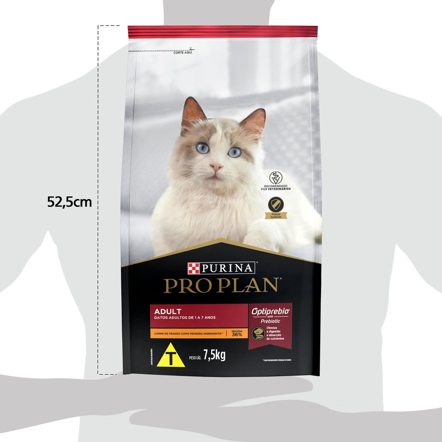 Racao-Pro-Plan-Gatos-Adultos-Frango-e-Arroz-75-kg-Tamanho-da-Embalagem