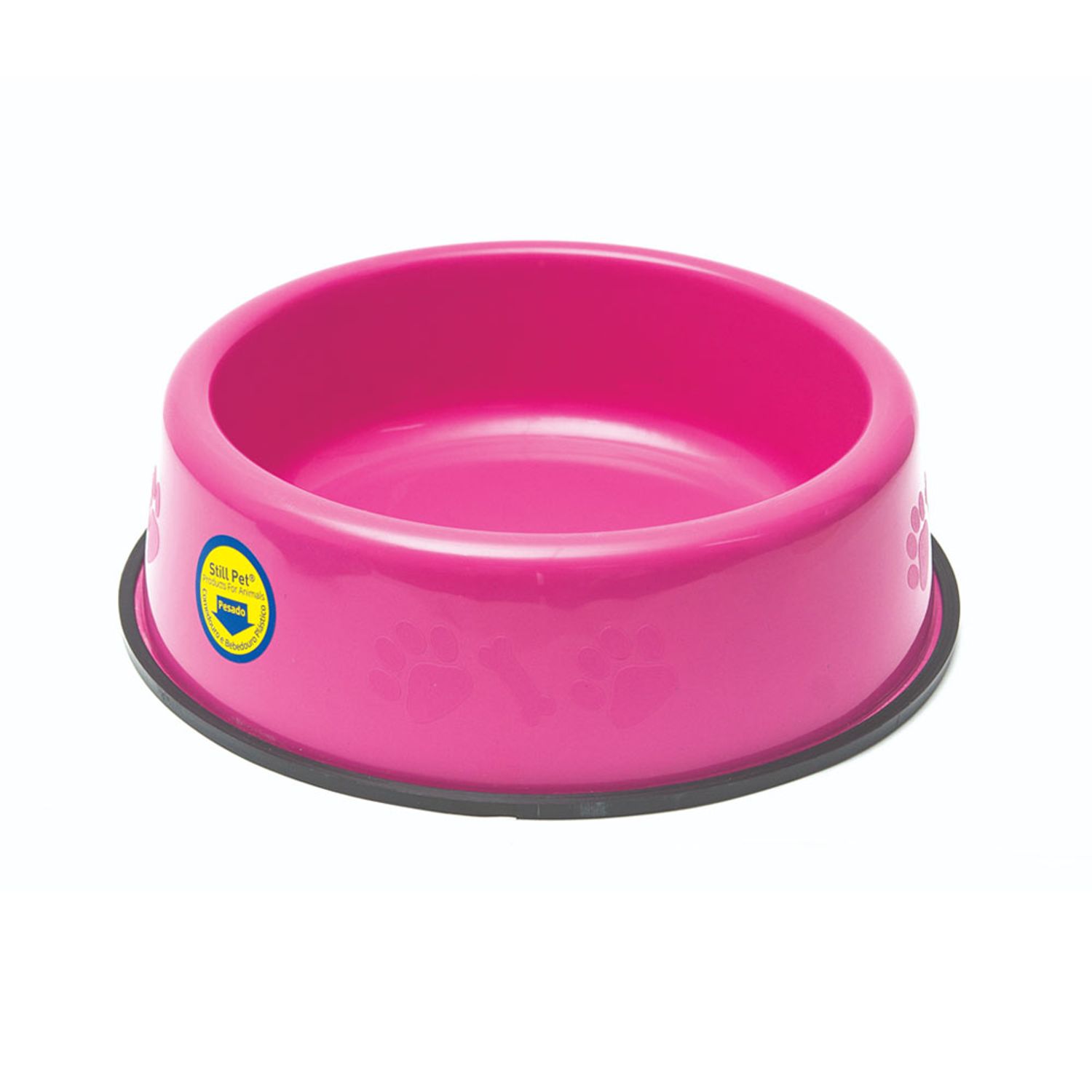 Comedouro e Bebedouro Pesado para Filhotes Tudo Pet Rosa