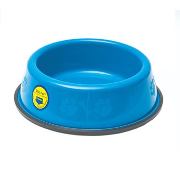 Comedouro e Bebedouro Pesado Cães Filhotes Tudo Pet Azul