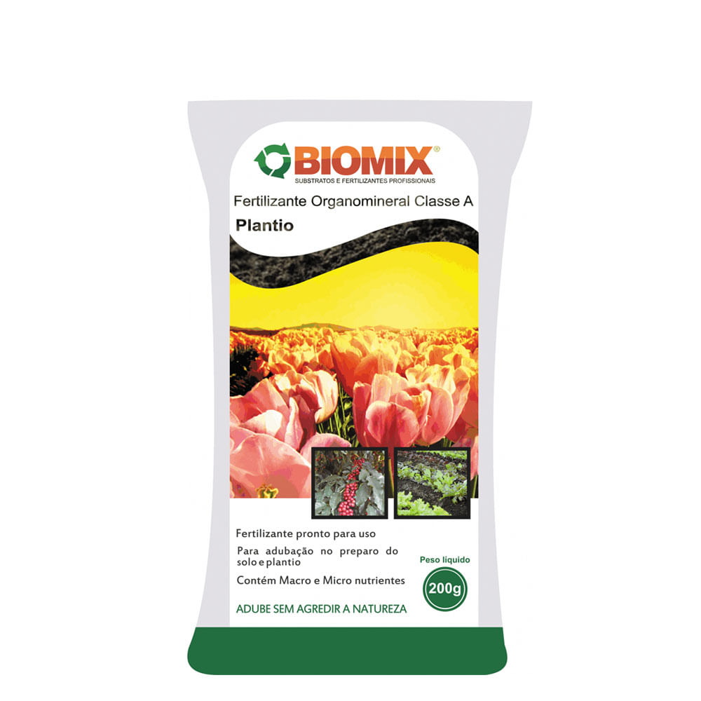 Fertilizante Organomineral Plantio Biomix