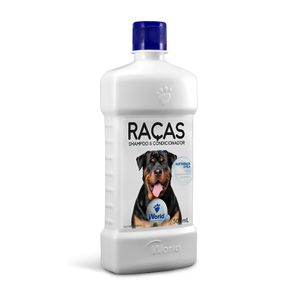Shampoo e Condicionador World Raças Rottweiler/Fila - 500 ml