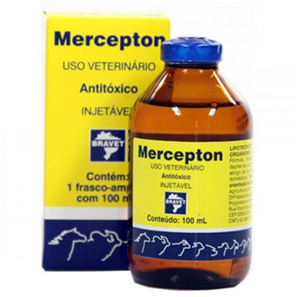 Mercepton Injetável Antitóxico Bravet