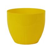 Cachepô Bojudo Plástico Amarelo