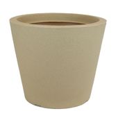 Vaso Cone Baixo Riscatto Areia