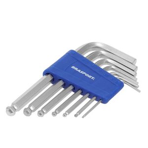 Jogo de Chave Allen Abaulada Brasfort 1,5 A 6MM Menor preço em Jogo de Chave Allen Abaulada Brasfort 1,5 A 6MM