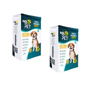 Tapete Higiênico Premium Mb Pet Ultra Absorvente - 60 Unidades