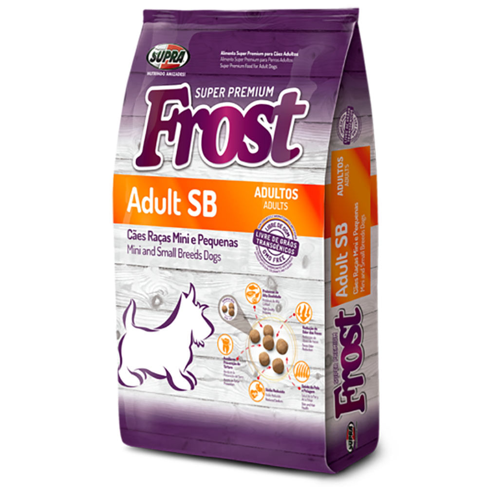 Ração Frost Cães Adultos Raças Pequenas e Mini Supra