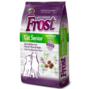 Ração Frost Gatos Sênior Castrados Supra