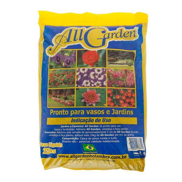 Substrato All Garden Turfa Pronto Uso 25 kg