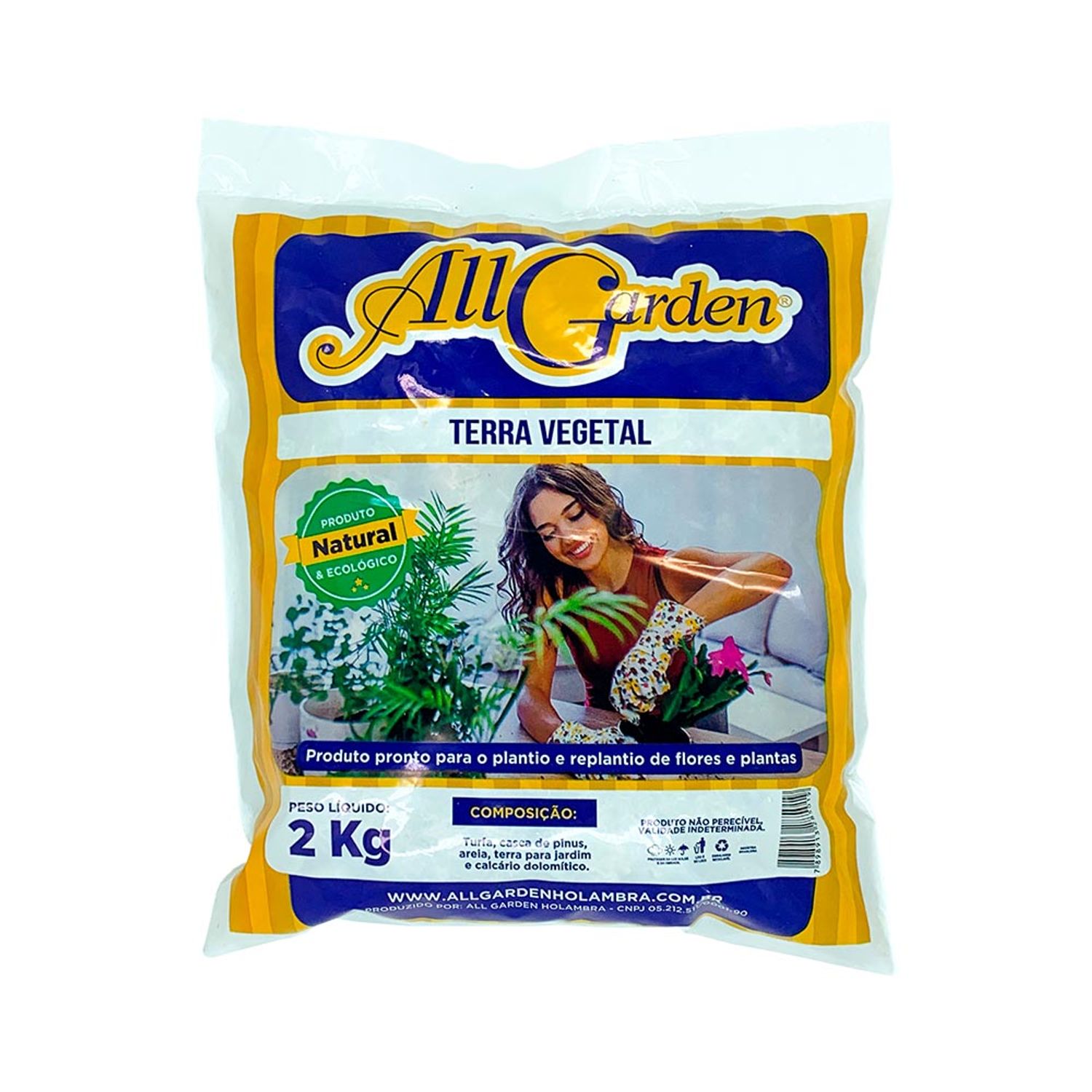Terra Vegetal All Garden 2 kg