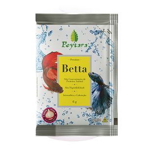 Ração para Betta Sachê Poytara - 6 g