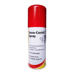 Terra Cortril Spray para Bovinos e Ovinos Zoetis - 125 ml
