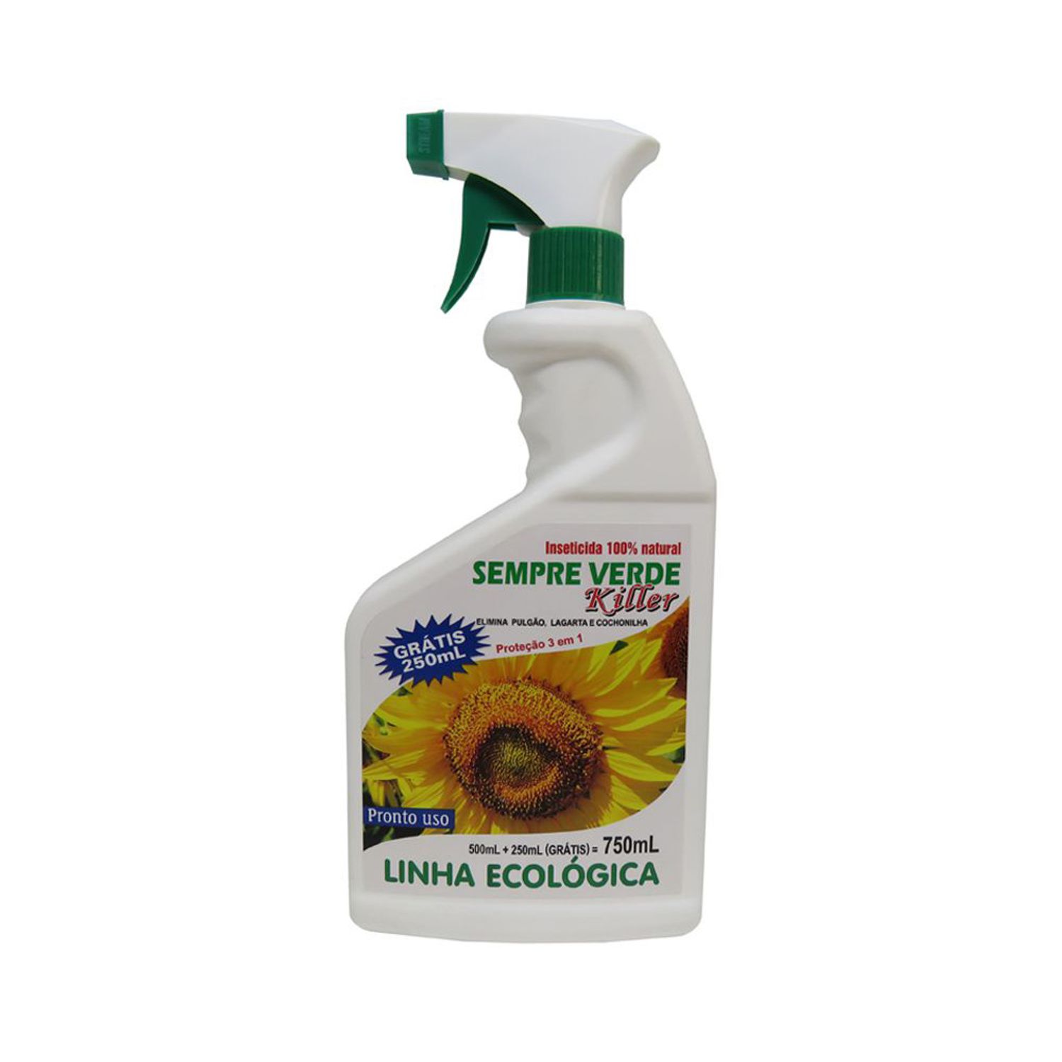 Inseticida Natural 3 em 1 Pronto Uso Sempre Verde