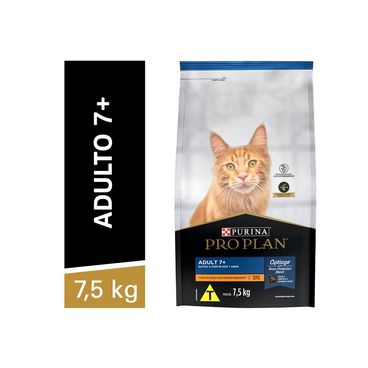 Ração Pro Plan Gatos Adultos 7+ Frango