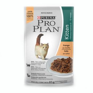 Ração Úmida Pro Plan Kitten Frango ao Molho - 85 g