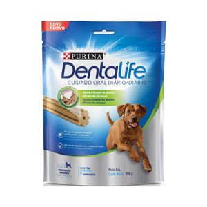 Petisco DentaLife Cães Adultos Grandes - 7 unidades