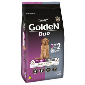 Ração Golden Formula para Cães Adultos Duo Salmão, Ervas e Cordeiro e Arroz 15kg