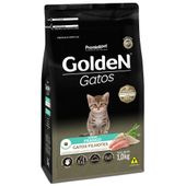 ração golden gatos filhotes sabor frango 1 kg lado