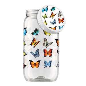 Pote Armazenamento Borboleta Bandeirante