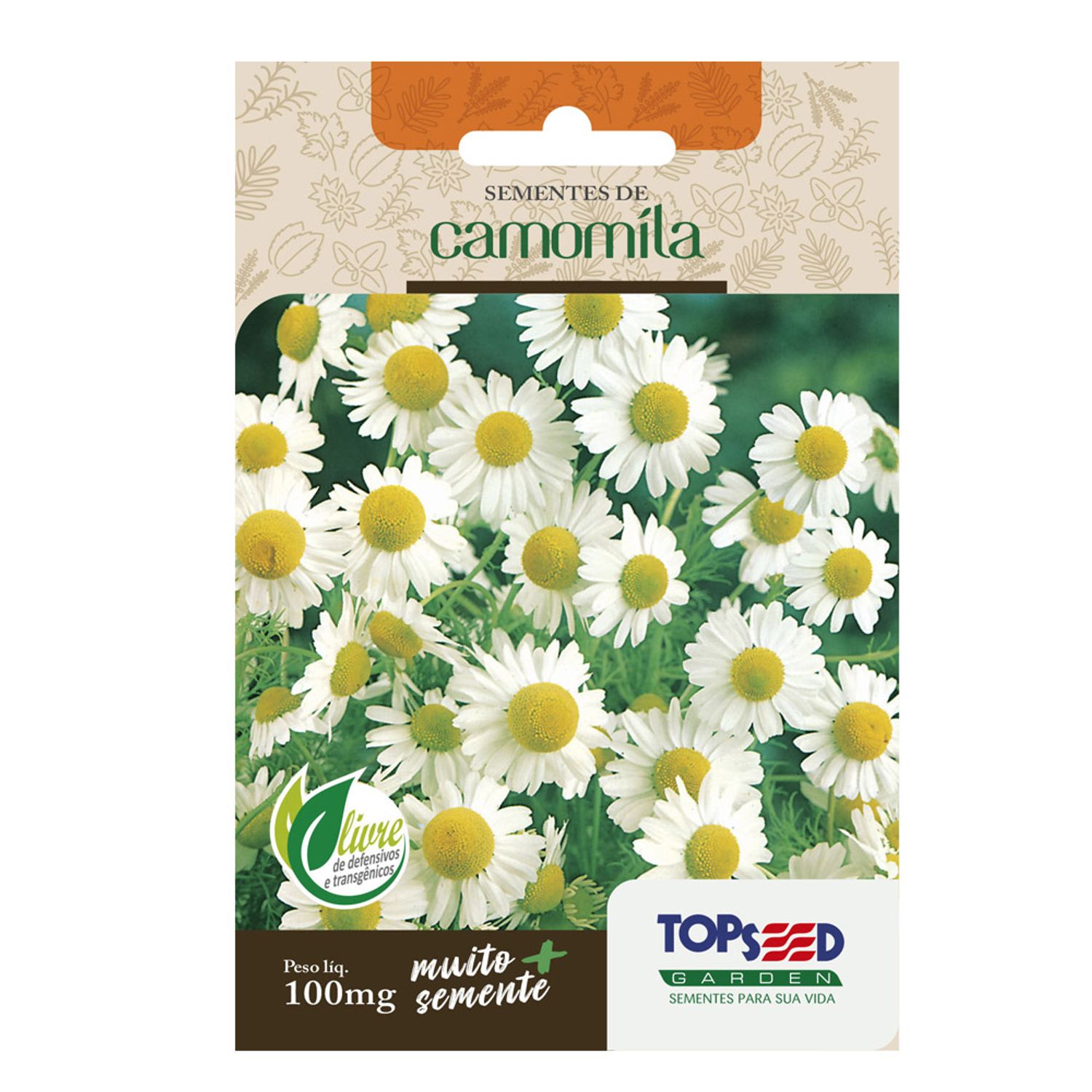 Semente Camomila Topseed Garden