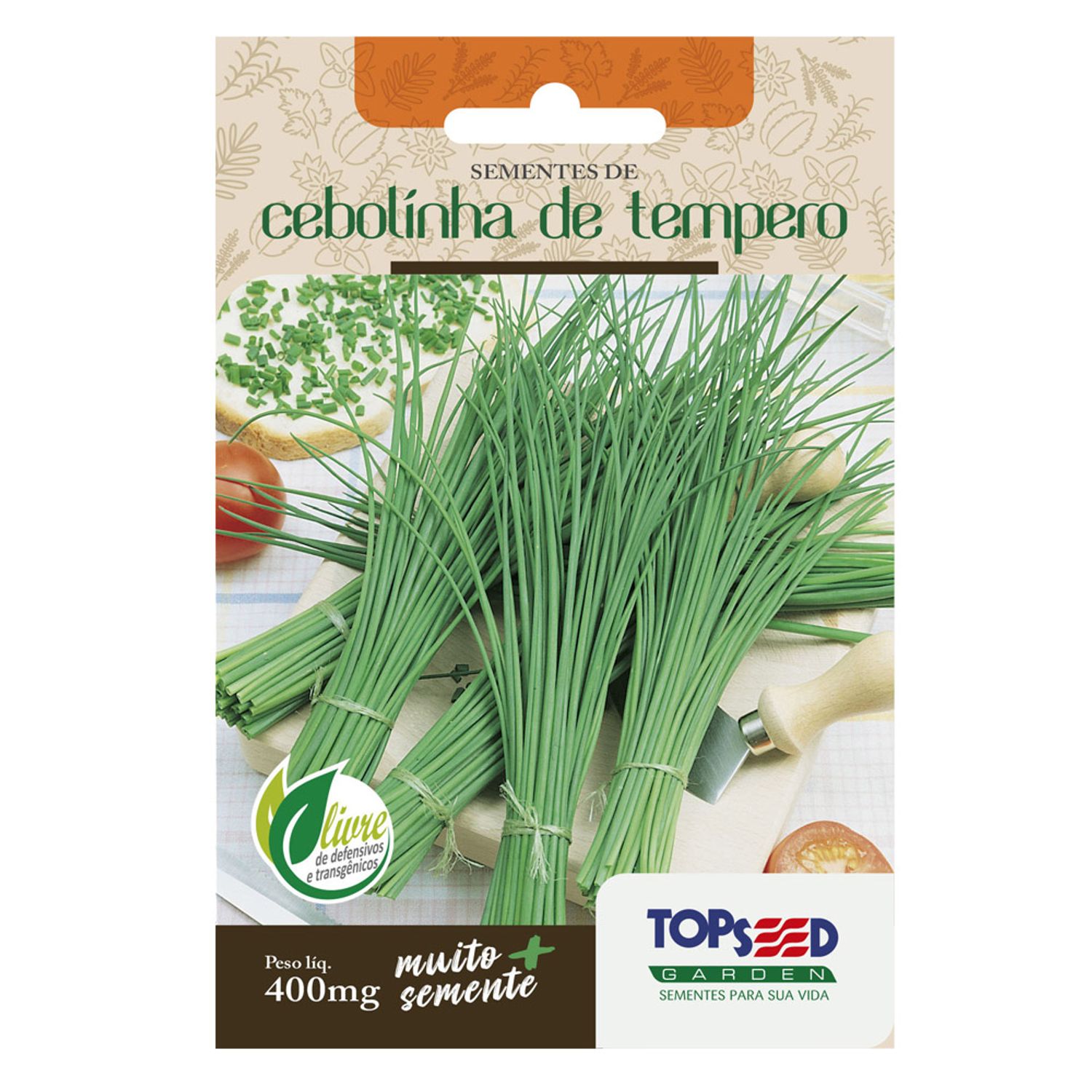 Semente Cebolinha de Tempero Topseed GardenTopseed Garden