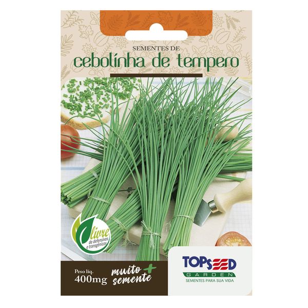 Sementes de Cebolinha de Tempero Tradicional Topseed Garden Único