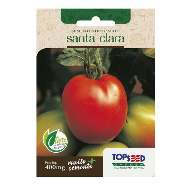 Sementes de Tomate Santa Clara Tradicional Topseed Garden Único
