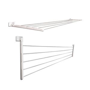 Varal Roupa De Parede Articulado Retrátil Até 4 Mt Alumínio Menor preço em Varal Roupa De Parede Articulado Retrátil Até 4 Mt Alumínio