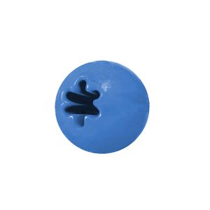 Bola Maciça Adestramento Furacão Pet Azul - 60 mm