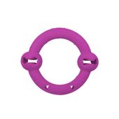 Anel Maciço Borracha Especial com Corda Furacão Rosa