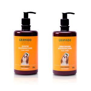 Kit Shampoo e Condicionador Desembaraçador Granado Pet - 500 ml