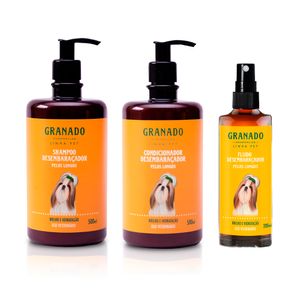 Kit Shampoo Condicionador Fluído Desembaraçador Granado Pet - Único