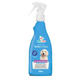 Banho a Seco para Cães e Gatos Neutralizador de Odores - Único