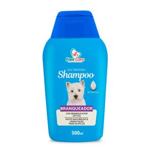 Shampoo Branqueador Para Cães e Gatos Fast Care - 500 ml